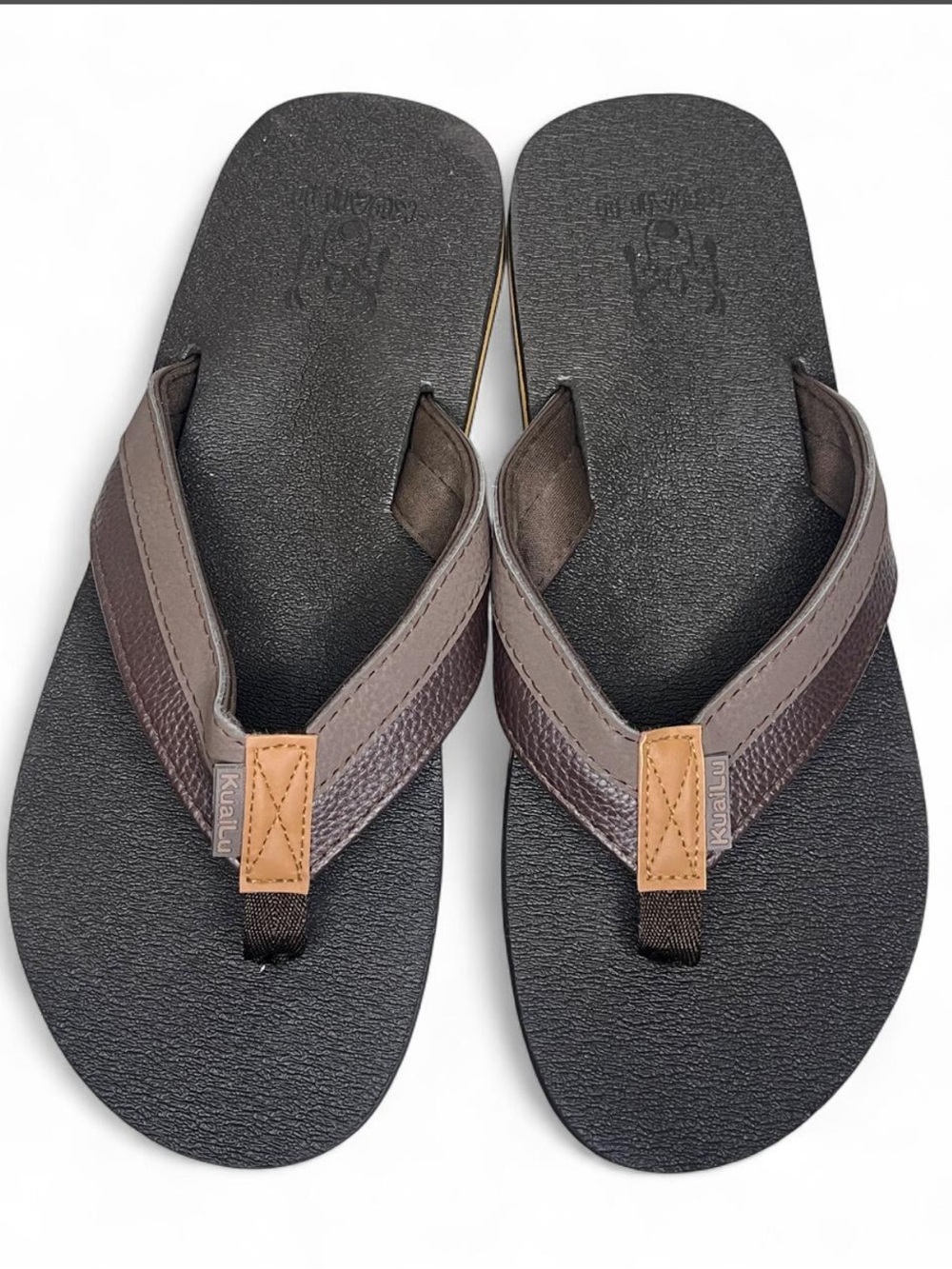 KuaiLu Mens's Flip Flops Thong Yoga Foam Outdoor Sandals Size 11 - NEW